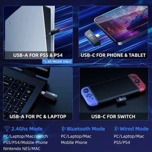 هدفون بی سیم گیمینگ اونیکوما مدل GT806 RGB